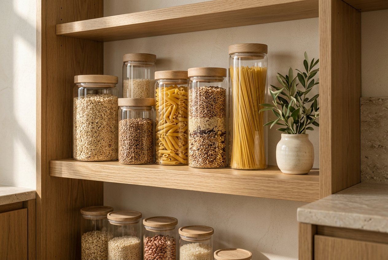 Pantry organization by LORAIRÉ Home